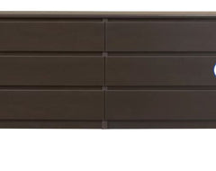 Coffee Kepner 6 Drawer 60.55'' W Double Dresser Clean-lined Silhouette and Neutral