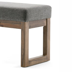 Faux Leather Bench Modern Style Will Add A Fresh Look to your Space Durable, High-Quality Fabrics