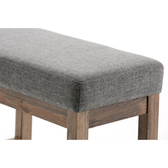 Faux Leather Bench Modern Style Will Add A Fresh Look to your Space Durable, High-Quality Fabrics