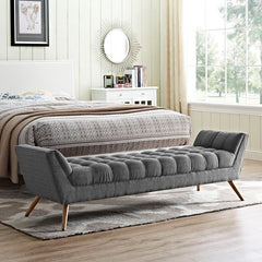 Fiske Upholstered Bench Artfully Designed Collection