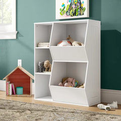 White Fussell RiverRidge Toy Organizer Provides Storage Space Perfect for Organize