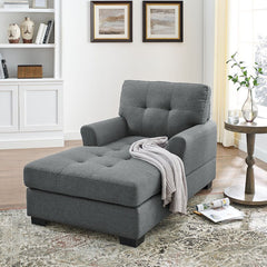 Glenvar Chaise Lounge Gray Suitable for Living Room