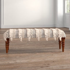 Halfacre Upholstered Bench Solid and Engineered Wood