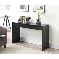 Black Haught Console Table Clean Lined and Contemporary Design