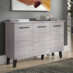 46.8'' Wide Sideboard Two Cabinets, Behind Three Doors, with Six Interior Shelves To Stow Away Extra Home Essentials Perfect for Organize