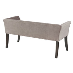 Gray Upholstered Bench Convenient Spot to Have A Seat and Kick your Shoes Off by the Front Door Or Punctuate