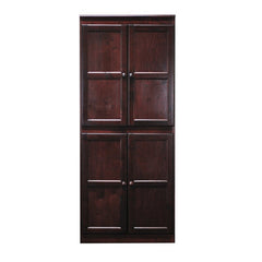 Cherry Kesterson Armoire Four Door Storage Cabinet Strikes