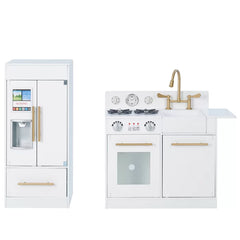 White Kitchen Set Perfect for Play Pretend kitchen