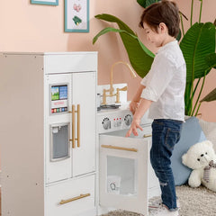 White Kitchen Set Perfect for Play Pretend kitchen