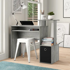 Lancaer French Oak Finish Desk Offer with Plenty Storage Space