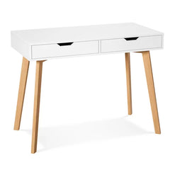 Landwehr Desk Extra Storage and a Sleek Look Made from Engineered Wood