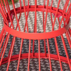 Hand-crafted Round Iron Side Table Add Some Extra Table Space to your Patio Without Dominating your Space or Style