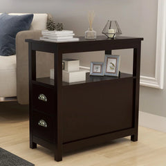 Leise 2 Drawer Nightstand Perfect for Bedside