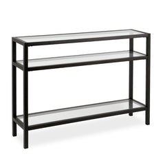 Lochlan Console Table Elongated Shelves and Clean Airy Quality