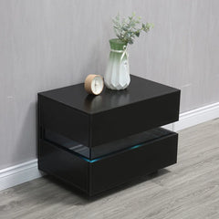 Manzanola 2 Drawer Nightstand Perfect for Organize