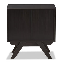 Mid-Century 2-Drawer Nightstand Perfect for Living Room Bedroom Entryway