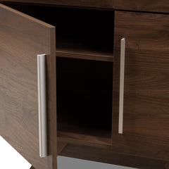 Varberg Mid-century Brown Sideboard this Sideboard Presents your Everyday Space with Ample Storage Perfect Organize