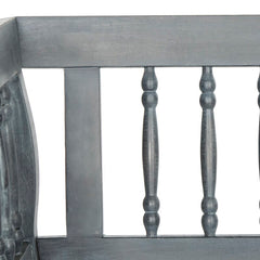 Ash Gray Millard Wood Bench Rustic Charm Solid Wood Bench