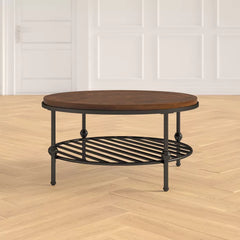 Coffee Table Anchor your Seating Ensemble in Rustic Style with this Charming Coffee Table