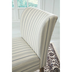 Peabody 21.75'' Wide Cream Polyester Fashion Forward Armchair