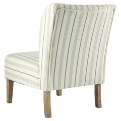 Peabody 21.75'' Wide Cream Polyester Fashion Forward Armchair