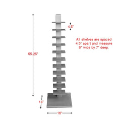 Spine Book Tower Contemporary book tower Sturdy tower Perfect For Organize