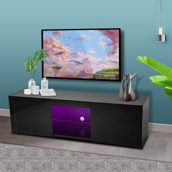 Rilie TV Stand UV High Glossy Coated Particle Board