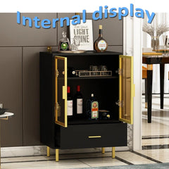 Roushey Bar Cabinet Modern Finishes Enhance Any Home Decor