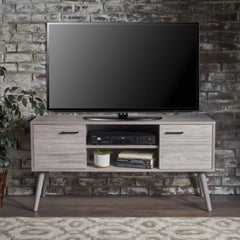 1 Amarah Mid Century Modern Wood TV Stand - Media Center Balance