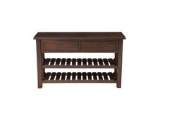 1 Barn Door Sofa Console Table by Martin Svensson Home - Espresso