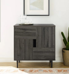 1 Modern Accent Storage Cabinet -30-inch in Slate Grey