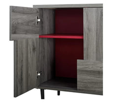 1 Modern Accent Storage Cabinet -30-inch in Slate Grey