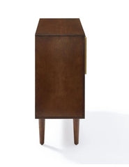 1 Everett Console Mid-century Cabinet in Mahogany Perfect Solution for Small Space Storage Needs