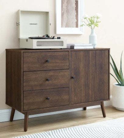 1 Lucas Mid-century Modern Media Console - 40 W x 15.75 D x 29 H