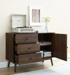 1 Lucas Mid-century Modern Media Console - 40 W x 15.75 D x 29 H