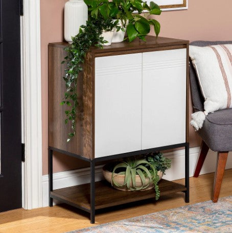 2 - Door Accent Cabinet Perfect chic addition to your Modern home