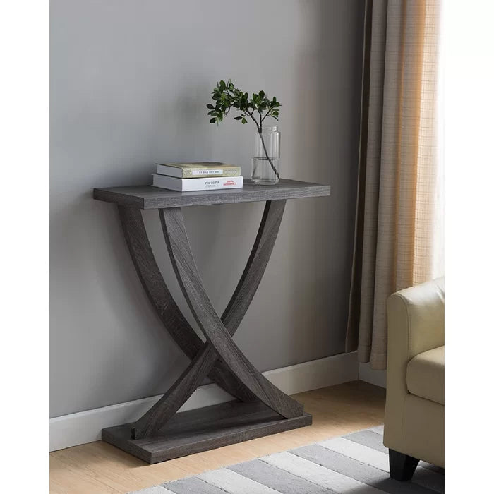 Seppo 32'' Solid Wood Console Table Modern Contemporary Style