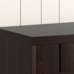 Slatted Bar Cabinet Adjustable Shelves Perfect For Organize