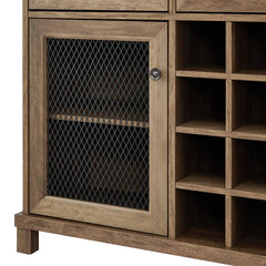 Reclaimed Barnwood Small Bar Cabinet Maximize your Space Without Sacrificing Style