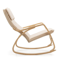 Rocking Chair Heavy-Duty Structure Ensures the Stability and Durability of this Chair with Stand