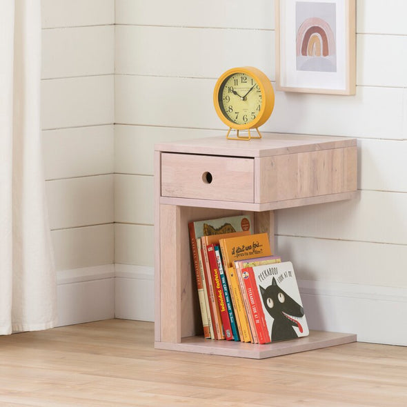 1 Drawer Nightstand open space at the bottom of this Scandinavian Style Perfect for Organize