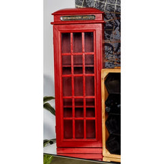 30'' Tall Single Telephone Booth Perfect for Organizer 3-Tier Storage Cabinet