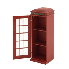 30'' Tall Single Telephone Booth Perfect for Organizer 3-Tier Storage Cabinet