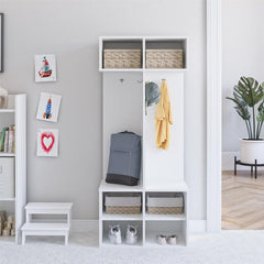 White Toy Organizer Storage you Need to Keep your Child's Playroom or Bedroom Organized