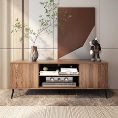 Tv Stand D016 Easy Access to the Cut Out Hole Aesthetic Indoor Design