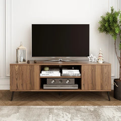 Tv Stand D016 Easy Access to the Cut Out Hole Aesthetic Indoor Design