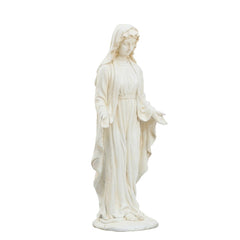 Virgin Mary Outdoor Garden Statue - White Bless your home with this Mary statue. The Mary