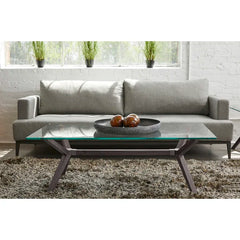 Solid Wood Walnut Walter Coffee Table Perfect for Living Room Settings