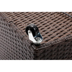 Espresso Wicker Basket Adds a Stylish and Decorative Accent Durable and Robust Bamboo