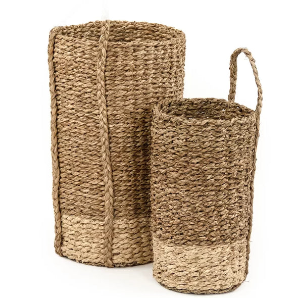 Woven Rattan Basket Brings Expanded to Include Vintage Contemporary Transitional Styles